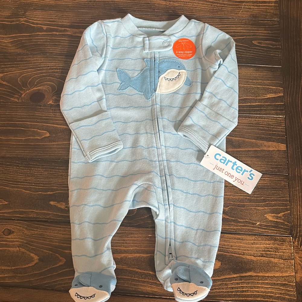 NWT Shark pajamas